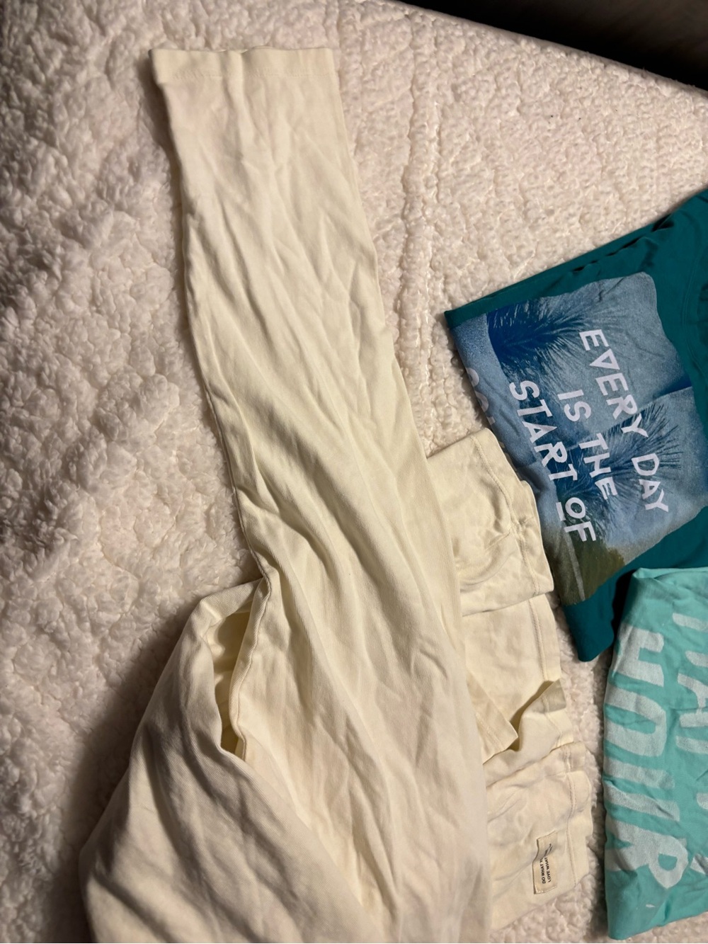 Life Is Good Tees Trio - Teal, Aqua, Cream - Picture 3 of 9